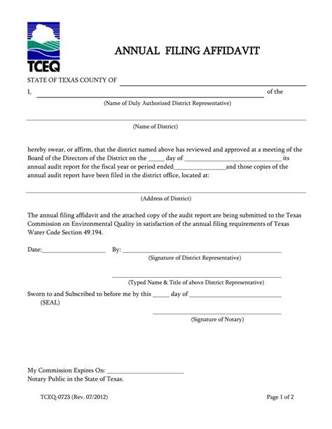 Affidavit Of Fact Texas Fill Out And Sign Printable Pdf Template Images