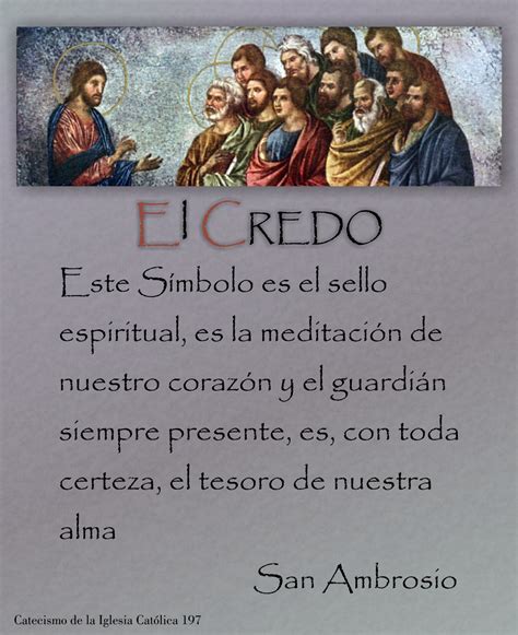 Tarjetas Y Oraciones Catolicas El Credo