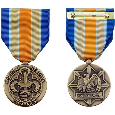 Inherent Resolve Campaign Ira Medal Full Size Rank And Insignia