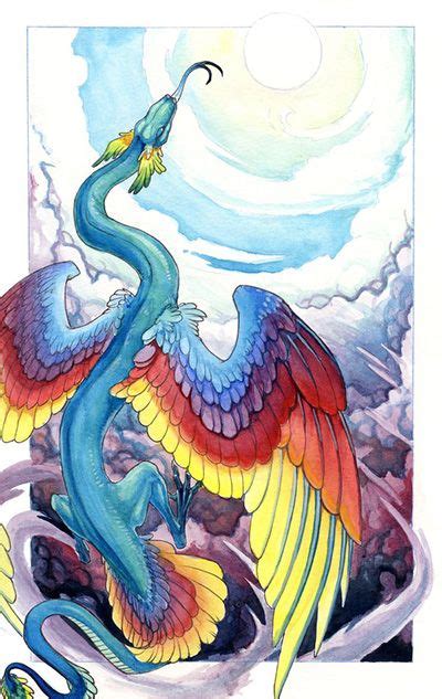The Mythical Creature Rainbow Serpent With Detailed Description And