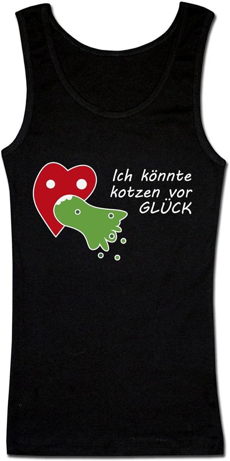 Ich Könnte Kotzen Vor Glück Kotzen Herz Women s Tank Top Shirt XX