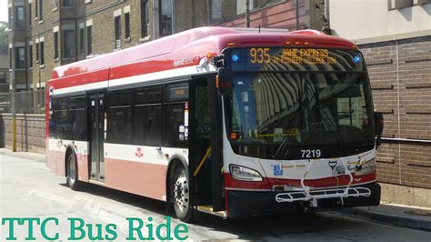 Toronto TTC New Flyer XDE Hybrid Bus Ride On Jane Express YouTube
