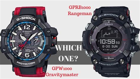 My honest g shock rangeman review will help understand that you should buy this watch or not. G-SHOCK GPW1000 Gravitymaster vs. G-SHOCK GPR-B1000 ...