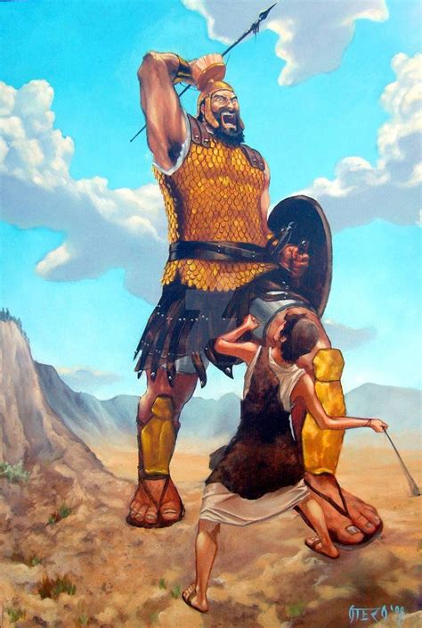 David Vs Goliath By Marianodavidotero David Et Goliath Images Bible