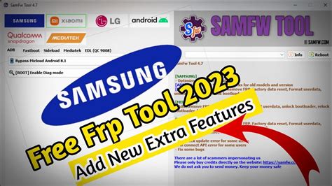SamFw Tool Remove Samsung FRP One Click Samfw Tool New Update YouTube