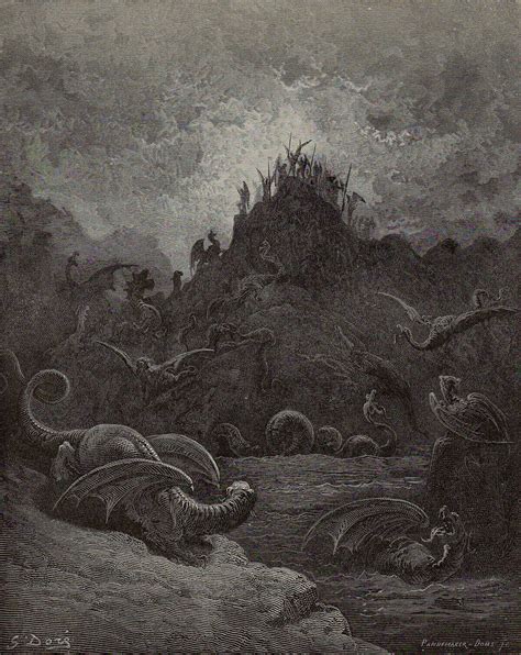 Bid Now Gustave Dore Gorgons Hydras And Chimeras Miltons Paradise