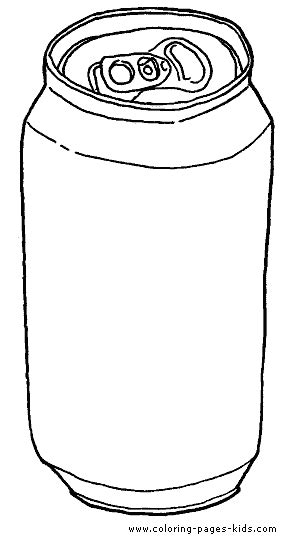 A Soda Can Colouring Pages Sketch Coloring Page