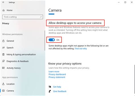 Turn On App Permissions For Your Camera On Windows 10 And Mac Minitool