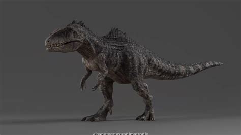 Giganotosaurus Cgi Model Jurassic Park In Jurassic Park