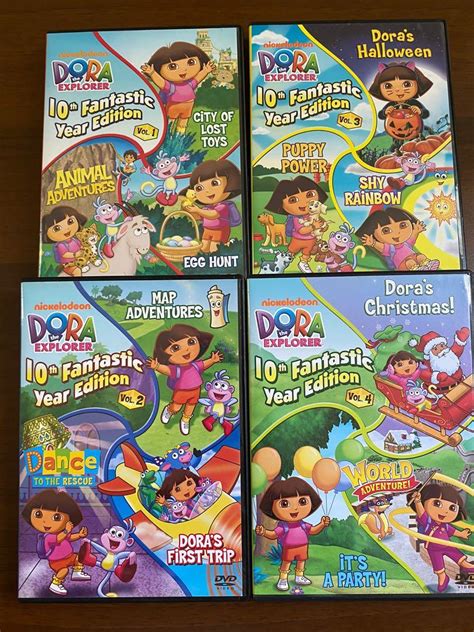 Childrens Dvd Dora The Explorer 10th Fantastic Year Edition Vol 1