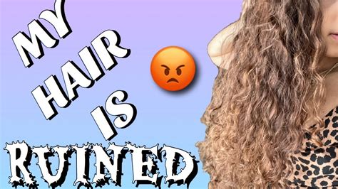 Hair Dye Ruined And Damaged My Curly Hair Hair Porosity Test Youtube