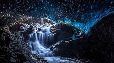 Icicles And Waterfalls Captured In Wondrous Icelandic Ice Caves