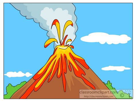 Animated Volcano Clipart Clipart Kid