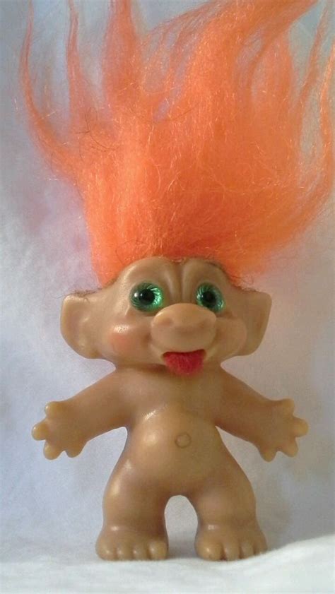 Vintage Troll Doll Rare Tongue Sticking Out In Vintage Pre 1975
