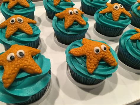 Multiple Starfish Cupcakes In 2023 Cupcakes Baking Desserts