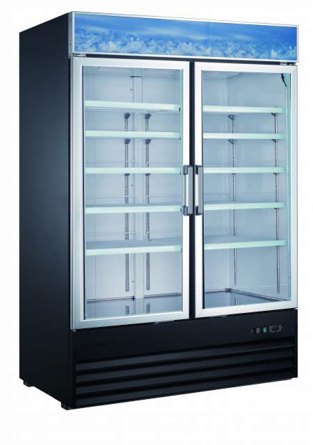 Freezer 2 Door 53 Cuft Reach In Merchandiser Glass Door Falcon