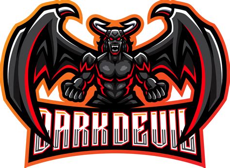 Dark Devil Esport Mascot Logo Design By Visink