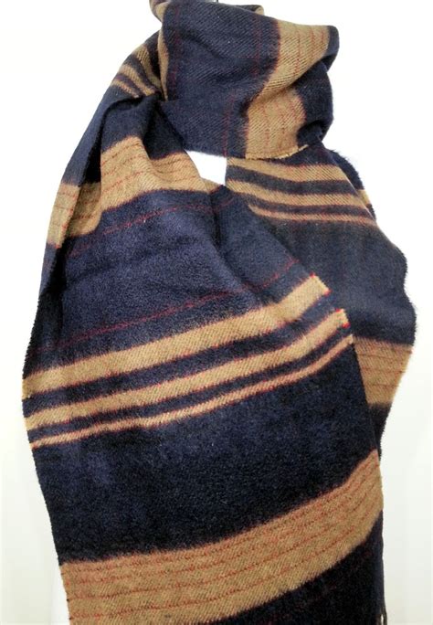 Pera Time — Brown and Dark blue Scarf, Colorful Wool Men's... | Colorful scarf, Scarf, Colorful wool