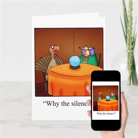 Funny Thanksgiving Greeting Card Spectickles Zazzle