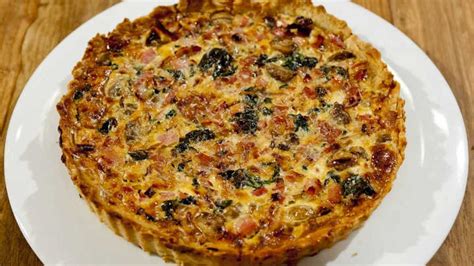 Matricúlate ahora en nuestra escuela o compra uno de nuestros cheques regalo. Quiche de puerro, champiñones, espinacas, jamón cocido y ...
