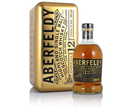 Aberfeldy 12 Year Old Gold Bar T Tin