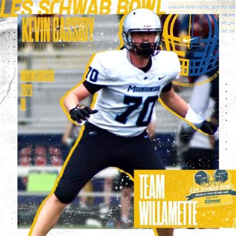 Meet The Players For The 2022 Les Schwab Bowl Kevin Cassidy Team Willamette Scorebook Live