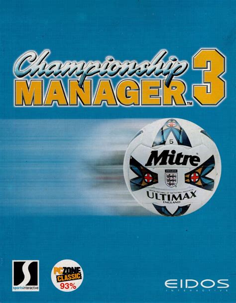 Championship Manager 3 For Windows 1999 Mobygames