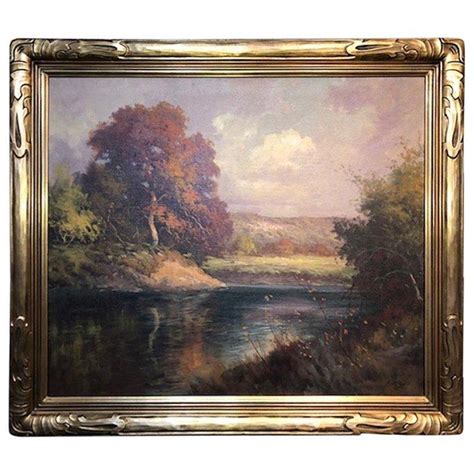 Robert Wood Texas Hill Country Landscape Painting For Sale At 1stdibs