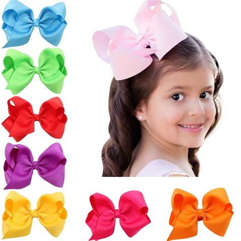 Buy Baby Children Kids Hair Ribbon Bows Hairclip For