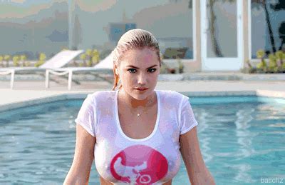 Kate Upton Wet Tshirt From Pool Gifdb