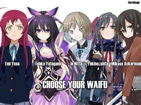 Choose Your Waifu Anime Amino