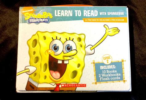 Teacher Homeschool Learn To Read With Spongebob Squarepants Box Set Nickelodeon Scholastic