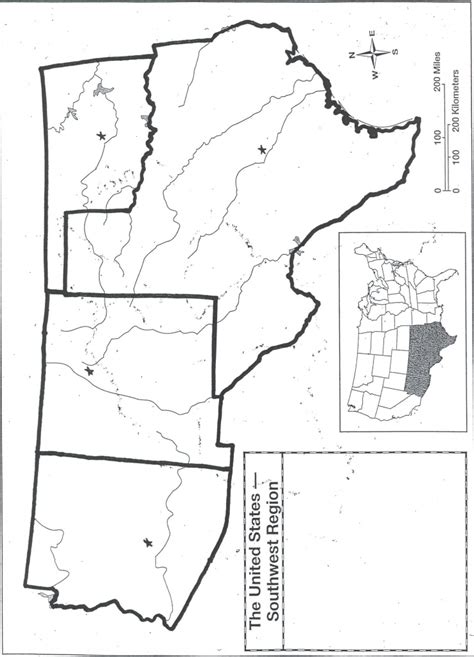 Printable Map Of Southwest Usa Printable Us Maps