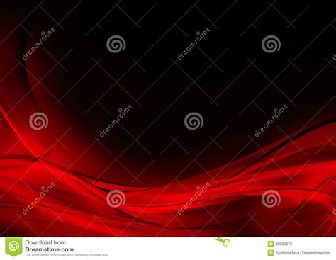 Abstracte Lichtgevende Rode En Zwarte Achtergrond Stock Illustratie