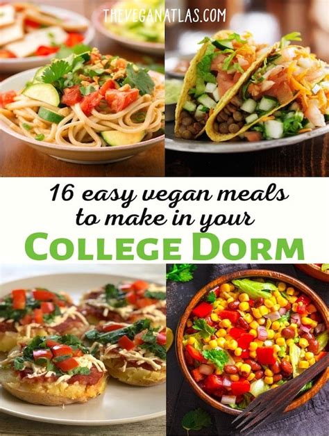 16 Easy Vegan Meals To Make In Your College Dorm Kitchen