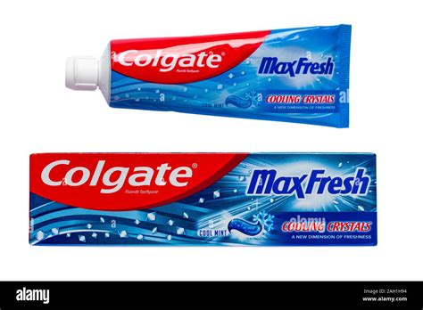 Colgate Fluoride Toothpaste Maxfresh With Cooling Crystals Hi Res Stock