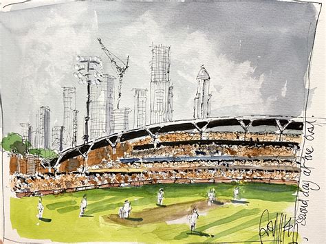 Discover More Than 150 Cricket Stadium Drawing Easy Latest Vietkidsiq