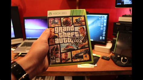 Gta 5 Unboxing Grand Theft Auto 5 For Xbox 360 Youtube