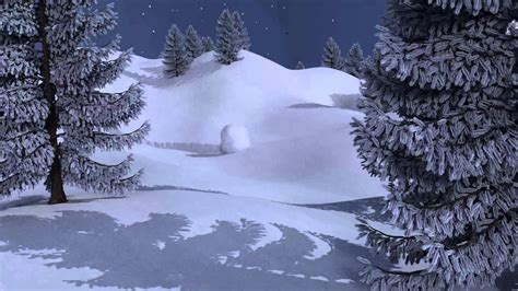 Winter Scene Snowball Animation In Blender Youtube