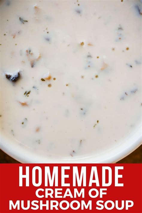 Homemade Cream Of Mushroom Soup Brooklyn Farm Girl