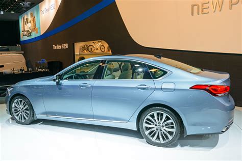 Hyundai Genesis Luxury Sedan Stock Photo Download Image Now 2015