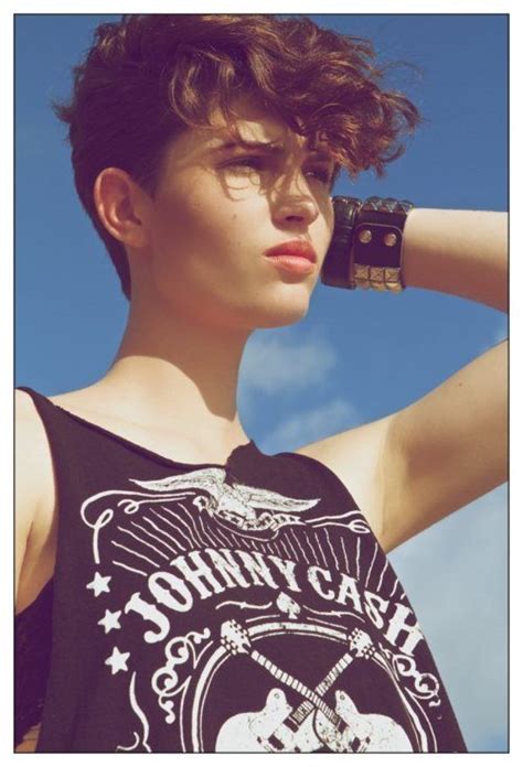 Dry hair often lies naturally and beautifully on its own. 43 best images about Half-Shaved Hairstyle on Pinterest ...