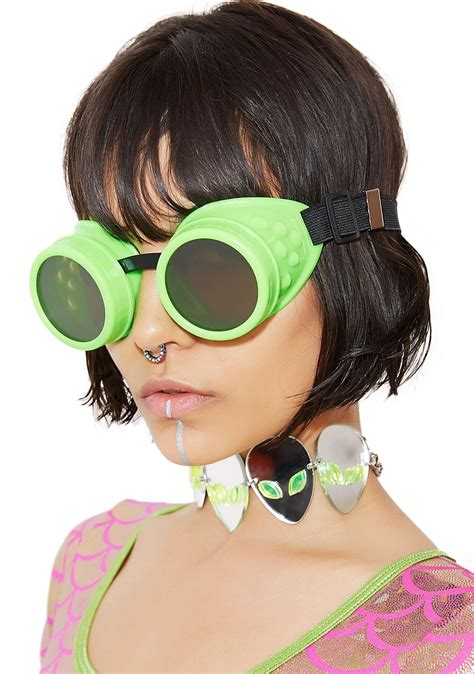 Greetings Earthlings Goggles | Punk rock outfits, Punk rock fashion, Goggles
