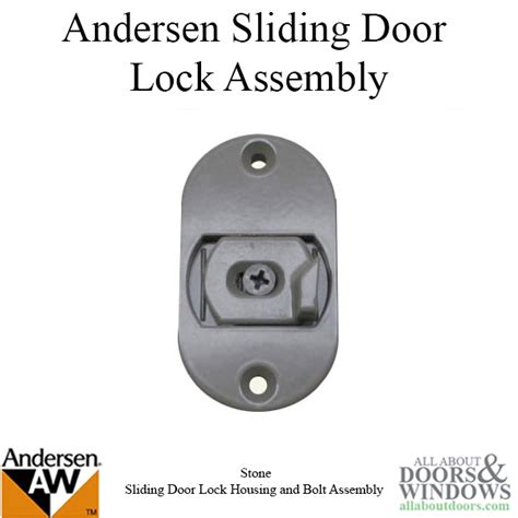 Andersen Sliding Door Lock Housing And Bolt Assembly