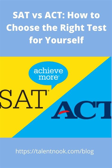 Sat Vs Act How To Choose The Right Test For Yourself Talentnook