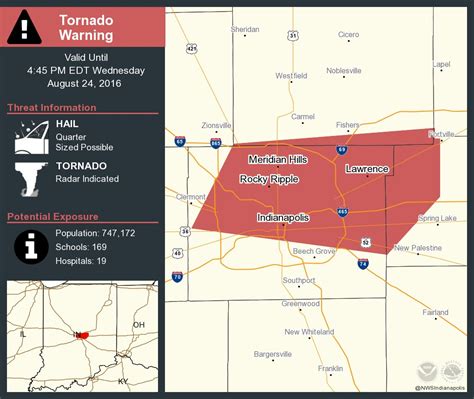 Tornado Warnings In Indiana Today