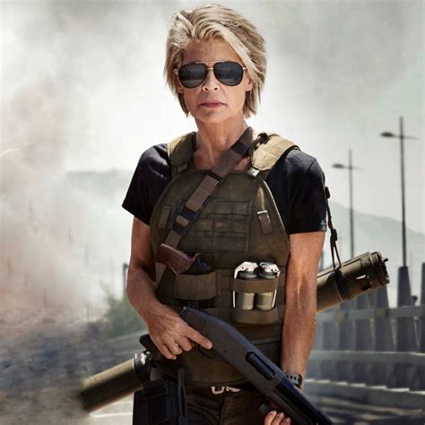 While played subsequently by numerous actresses in sequels and a tv show, the role is most indelibly linked to the performances turned in by linda hamilton in james cameron's 1984 original. Sarah Connor Costume - Terminator: Dark Fate | Linda ...