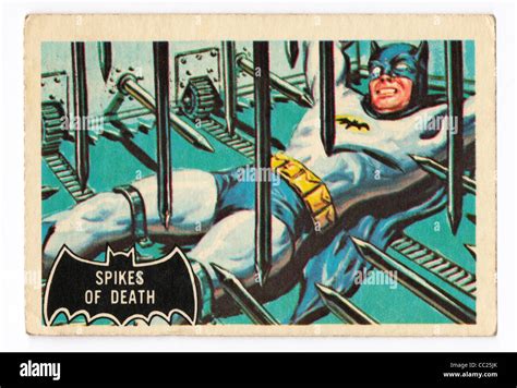 Bubble Gum Trading Cards From The 1966 Batman Trading Card Set Known As