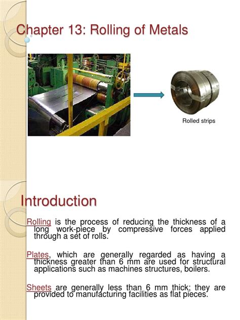 Check spelling or type a new query. L13-Rolling of metals.ppt | Rolling (Metalworking) | Sheet Metal