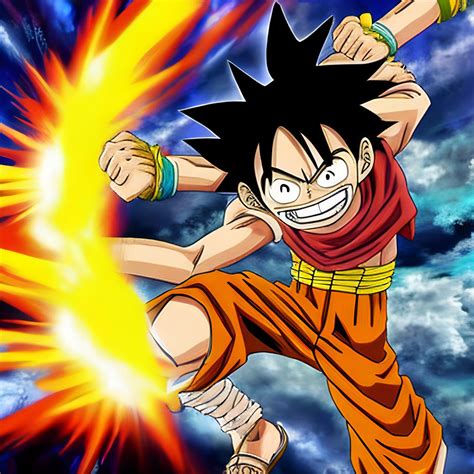 Goku And Luffy Fusion By Dragonbarnesz On Deviantart